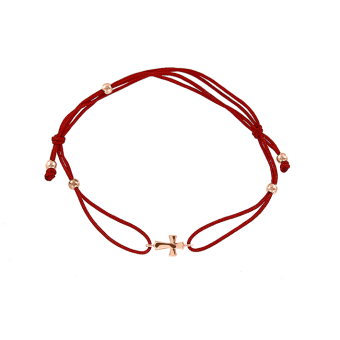 "Kreuz" Armband in Roségold 